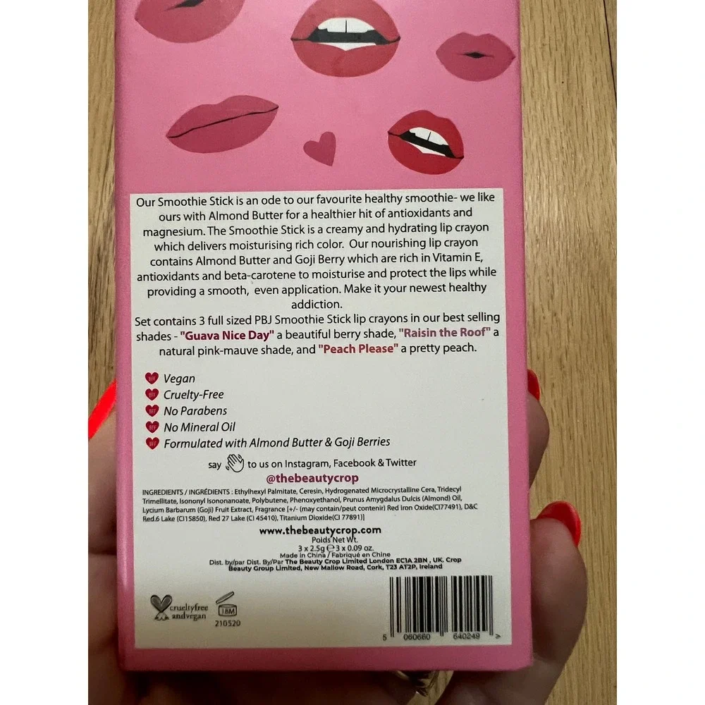 The Beauty Crop Pucker Up & Play Lip Crayon Women OS Peach Please NEW